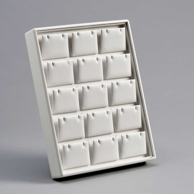 White jewelry clearance display trays