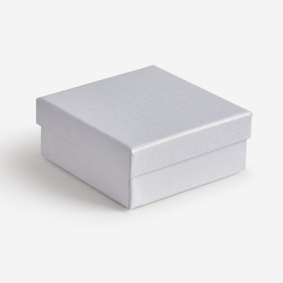 Card White Earring, Pendant, Bangle Jewellery Gift Box with White Foam - J47J